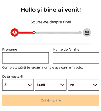 &Icirc;nregistrare 32 Rosu casino